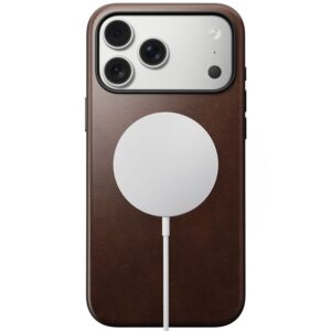 Nomad Modern Leather dėklas, rustic rudos spalvos (Horween) - Apple iPhone 17 Pro Max - Image 11