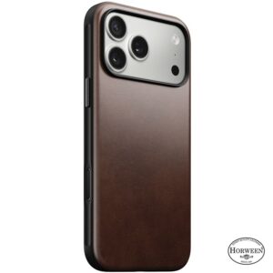 Nomad Modern Leather dėklas, rustic rudos spalvos (Horween) - Apple iPhone 17 Pro Max - Image 16