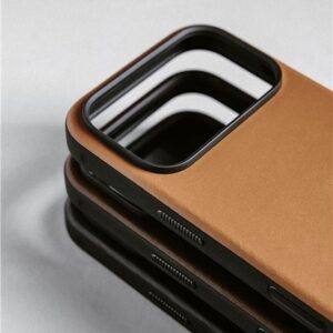 Nomad Modern Leather dėklas, english tan - Apple iPhone 17 Pro Max - Image 2