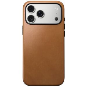 Nomad Modern Leather dėklas, english tan - Apple iPhone 17 Pro Max