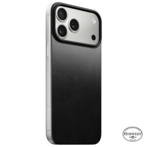 Nomad Magnetic Leather Back, juodos spalvos (Horween), Magsafe - Apple iPhone 17 Pro Max - Image 6