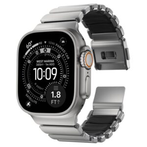 Nomad Stratos apyrankė Natural Titanium Black FKM AW 45/46/49mm - Image 11