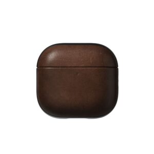 Nomad Modern Leather dėklas, rudos spalvos - Airpods 4 - Image 2