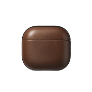 Nomad Modern Leather dėklas, rudos spalvos - Airpods 4 - Image 4