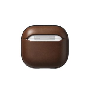 Nomad Modern Leather dėklas, rudos spalvos - Airpods 4 - Image 9
