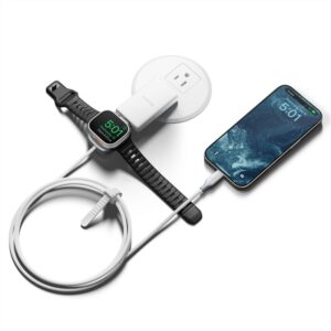 Nomad Universal kabelis skirtas Apple Watch, 1,5m, baltos spalvos - Image 4