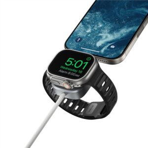 Nomad Universal kabelis skirtas Apple Watch, 1,5m, baltos spalvos - Image 7