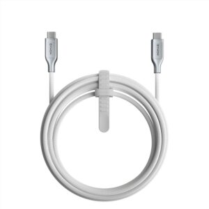 Nomad Kevlar Cable, USB-C to USB-C, 3.0m, baltos spalvos