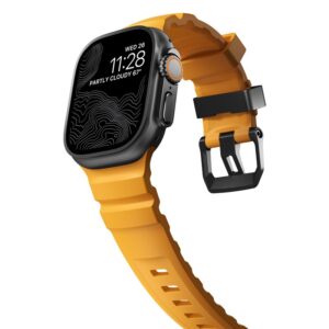 Nomad Rocky Point apyrankė, juodos spalvos/sol - Apple Watch 49/45/44/42mm - Image 8