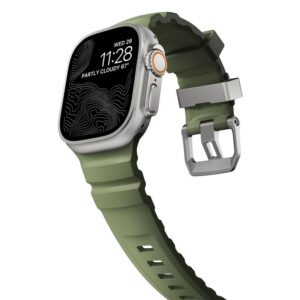 Nomad Rocky Point apyrankė, natural/forest - Apple Watch 49/45/44/42mm - Image 12