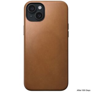 Nomad Modern Leather dėklas, english tan - Apple iPhone 15 Plus - Image 6