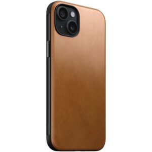 Nomad Modern Leather dėklas, english tan - Apple iPhone 15 Plus - Image 3