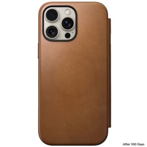 Nomad Leather dėklas, english Tan-C - Apple iPhone 16 Pro Max - Image 9