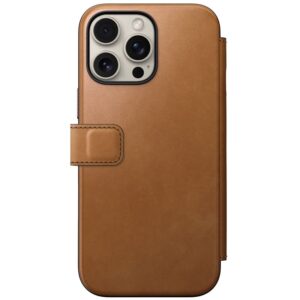 Nomad Leather dėklas, english Tan-C - Apple iPhone 16 Pro Max - Image 5