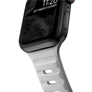 Nomad Sport apyrankė S/M, gpilkos spalvos - Apple Watch 42mm/41mm/40mm/38mm - Image 8