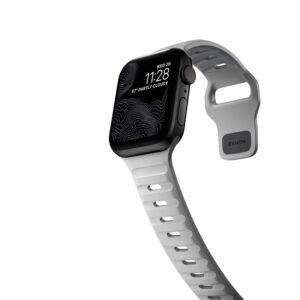Nomad Sport apyrankė S/M, gpilkos spalvos - Apple Watch 42mm/41mm/40mm/38mm - Image 14
