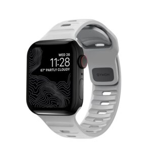 Nomad Sport apyrankė S/M, gpilkos spalvos - Apple Watch 42mm/41mm/40mm/38mm