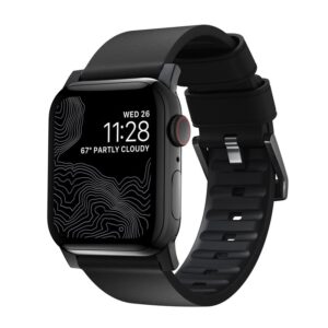 Nomad Active apyrankė Pro, juodos spalvos - Apple Watch 49mm/46mm/45mm/44mm/42mm