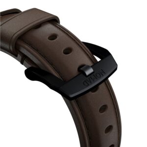 Nomad Traditional apyrankė, juodos spalvos hardware/rustic rudos spalvos - Apple Watch Ultra 2/1 (49mm) 9/8/7 (45mm)/6/SE/5/4 (44m - Image 9