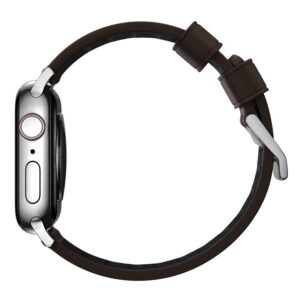 Nomad Active apyrankė Pro rudos spalvos, sidabro spalvos - Apple Watch 49mm/46mm/45mm/44mm/42mm - Image 9