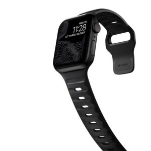 Nomad Sport apyrankė M/L, juodos spalvos - Apple Watch 49mm/46mm/45mm/44mm/42mm - Image 8