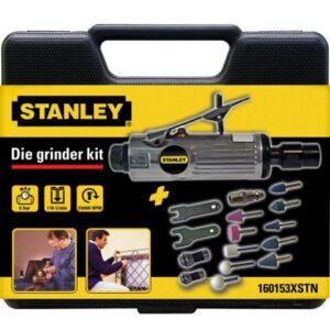STANLEY TIESINIS ŠLIFUOKLIS+PRIEDAI PNEUMATINIS