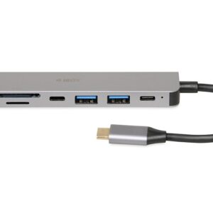 iBox IUH3SL4K sąsajos šakotuvas C tipo USB 5000 Mbit/ai Sidabras - Image 3