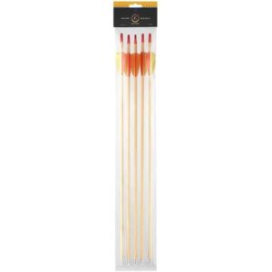 Poe Lang Target Wooden 30" D-027A-B1 Medinės strėlės 5 vnt.