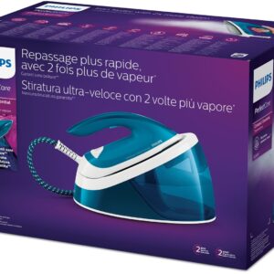 Philips GC6815/20 lygintuvas su garų generatoriumi 2400 W 1,3 L „SteamGlide“ padas Mėlyna, Balta - Image 2