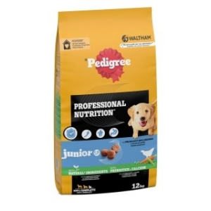 PEDIGREE Professional Nutrition Junior su paukštiena ir daržovėmis - 12kg
