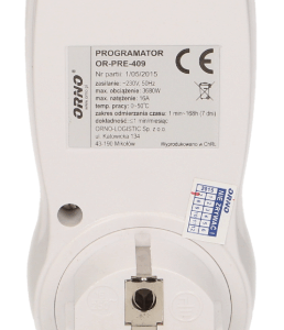 ORNO ELEKTRONINIS LAIKO PROGRAMUOTOJAS &&