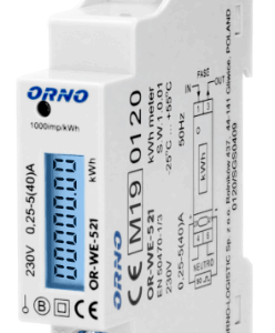 ORNO 1-FAZIS ELEKTROS SKAITIKLIS 40A APŠVIETIMAS 1 MODULIS