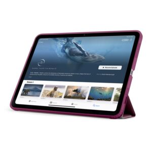 Pipetto Origami No1 Original dėklas, burgundy - Apple iPad (A16) / Apple iPad (2022) - Image 13