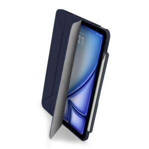 Pipetto Origami No3 Pencil dėklas, tamsiai mėlynos spalvos - Apple iPad Air 10.9" (2022/2020)/11" 2024/2025/2026 - Image 9