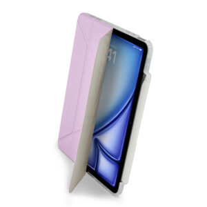 Pipetto Origami No3 Pencil dėklas, metallic violetinės spalvos - Apple iPad Air 10.9" (2022/2020)/11" 2024/2025/2026