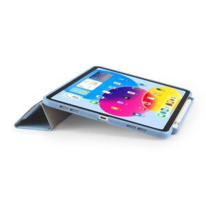 Pipetto Origami No3 Pencil dėklas, žydros spalvos - Apple iPad 10.9 (2022) - Image 11