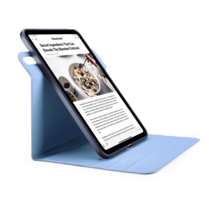 Pipetto Origami No5 Rotating dėklas, tamsiai mėlynos spalvos - Apple iPad Air 10.9" (2022/2020)/11" 2024/2025/2026 - Image 8