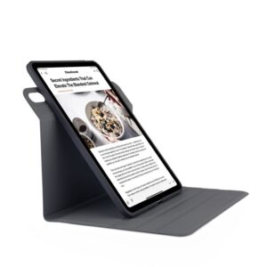 Pipetto Origami No5 Rotating dėklas, juodos spalvos - Apple iPad Air 10.9" (2022/2020)/11" 2024/2025/2026 - Image 12