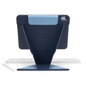 Pipetto Origami No6 Stand dėklas, tamsiai mėlynos spalvos - Apple iPad Air 13" 2024/2025/2026