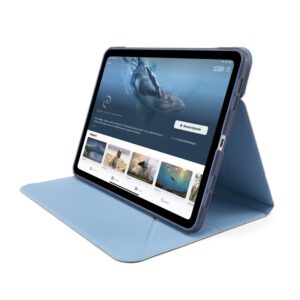 Pipetto Origami No6 Stand dėklas, tamsiai mėlynos spalvos - Apple iPad Air 13" 2024/2025/2026 - Image 5