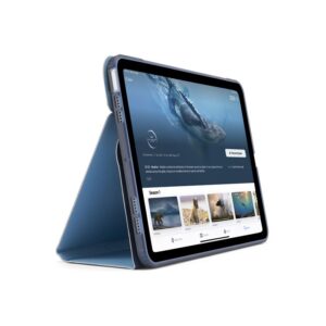 Pipetto Origami No6 Stand dėklas, tamsiai mėlynos spalvos - Apple iPad 10.9" (2022) - Image 2