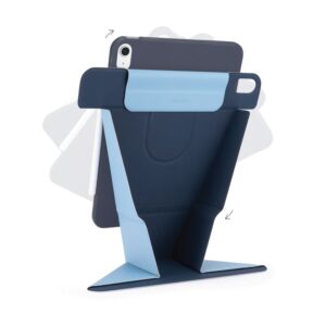 Pipetto Origami No6 Stand dėklas, tamsiai mėlynos spalvos - Apple iPad 10.9" (2022) - Image 16