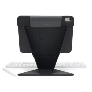Pipetto Origami No6 Stand dėklas, juodos spalvos - Apple iPad Air 13" 2024/2025/2026
