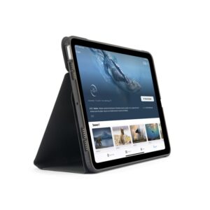 Pipetto Origami No6 Stand dėklas, juodos spalvos - Apple iPad 10.9" (2022) - Image 6