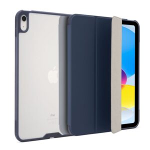 Pipetto Origami No7 Tri-dėklas, tamsiai mėlynos spalvos - Apple iPad (A16) / Apple iPad (2022)
