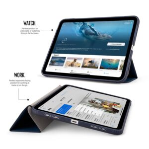 Pipetto Origami No7 Tri-dėklas, tamsiai mėlynos spalvos - Apple iPad (A16) / Apple iPad (2022) - Image 9