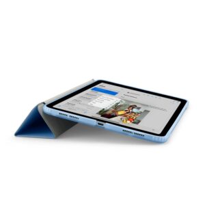 Pipetto Origami No7 Tri-dėklas, žydros spalvos - Apple iPad (A16) / Apple iPad (2022) - Image 11