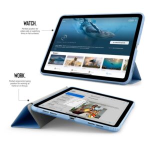 Pipetto Origami No7 Tri-dėklas, žydros spalvos - Apple iPad (A16) / Apple iPad (2022) - Image 18