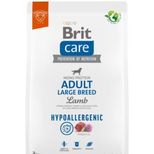 BRIT Care Hypoallergenic Adult Large Breed Lamb - sausas maistas šunims - 3 kg