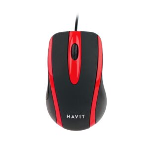 Havit HV-MS753 - universali kompiuterio pelė, raudona ir juoda - Image 3